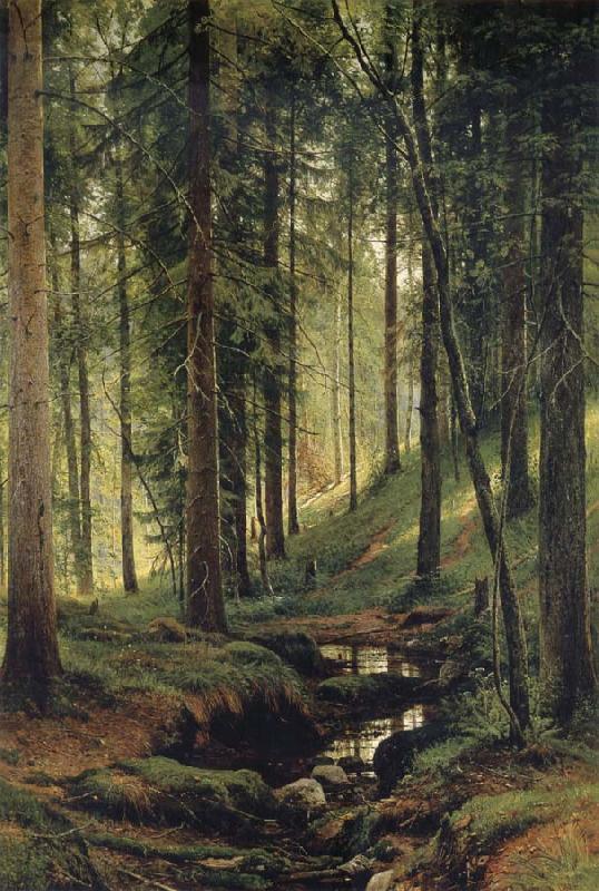 Ivan Shishkin The Brook in the Forest China oil painting art